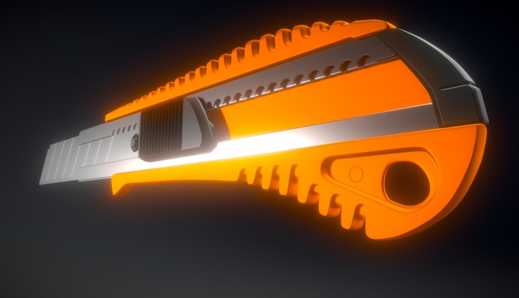 Box Cutter High-Poly Version preview image 2